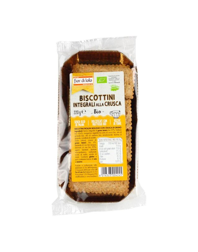 BISCOTTINI CRUSCA C/FRUTTO FDL