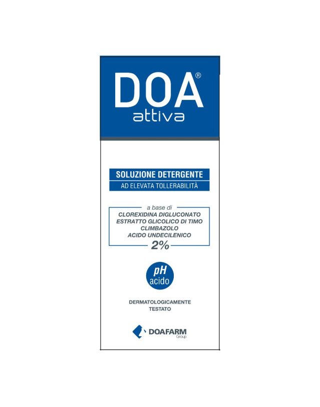 Doa Attiva Soluzione 200 ml- soluzione Detergente Ad Elevata Tollerabilità 