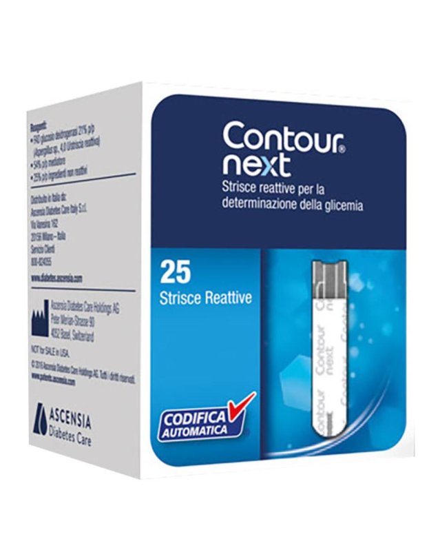 CONTOUR NEXT GLICEMIA 25STR