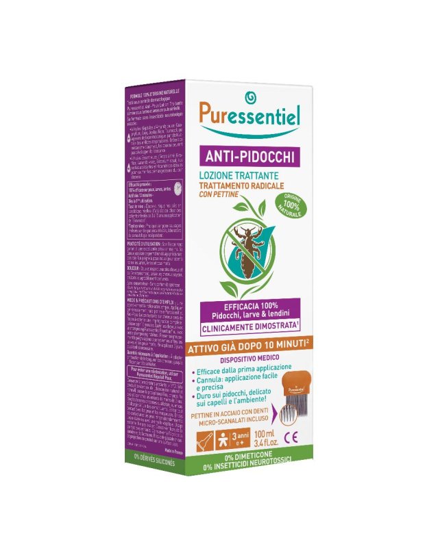 PURESSENTIEL PIDOCCHI LOZION+P