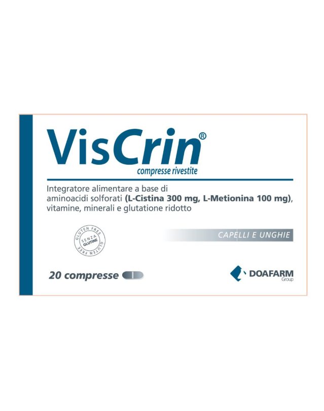Viscrin 20 compresse- Integratore per unghie e capelli 