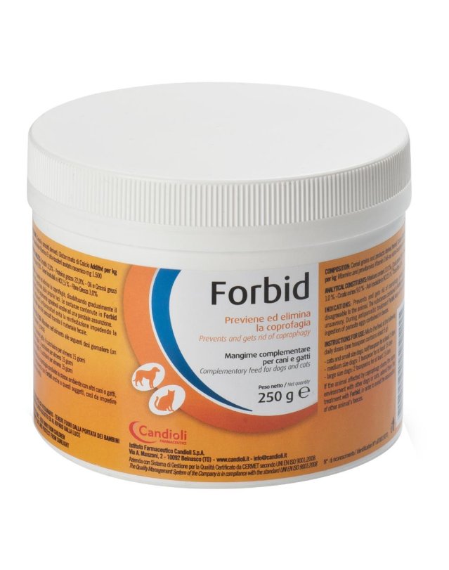 FORBID CANI GATTI POLV 250G