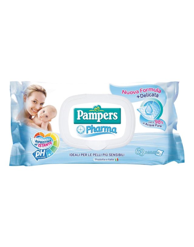 PAMPERS PHARMA SALV SENS 63PZ