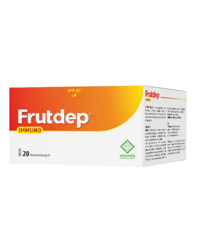 Frutdep immuno 20 flaconcini da 10 ml- integratore per il sistema immunitario 