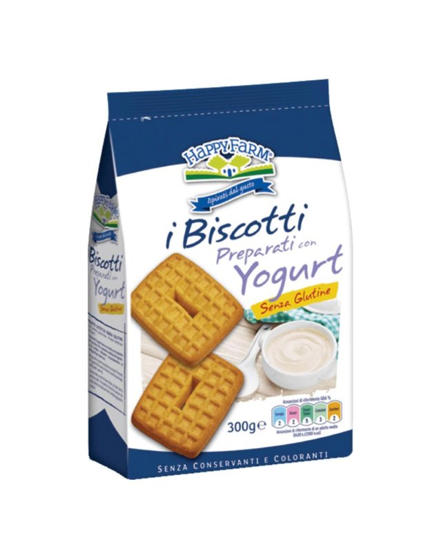 HAPPY FARM Bisc.Yog.300g