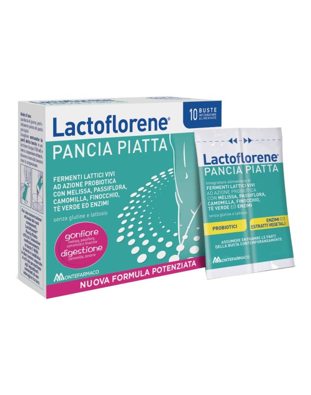 Lactoflorene Pancia Piatta integratore alimentare 10 bustine