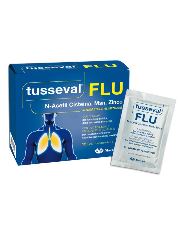 TUSSEVAL FLU 12 BUSTINE SOLUB