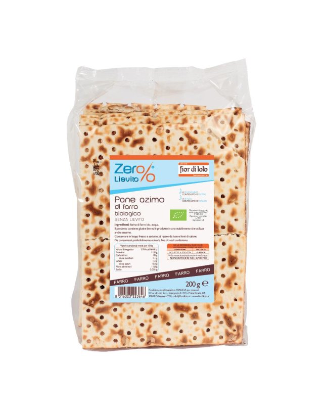 ZER%GLUT Pane Azzimo Farro200g