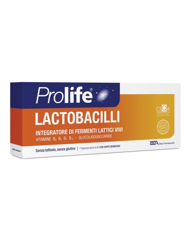 Prolife lactobacilli 7 flaconi da 8ml – integratore di fermenti lattici