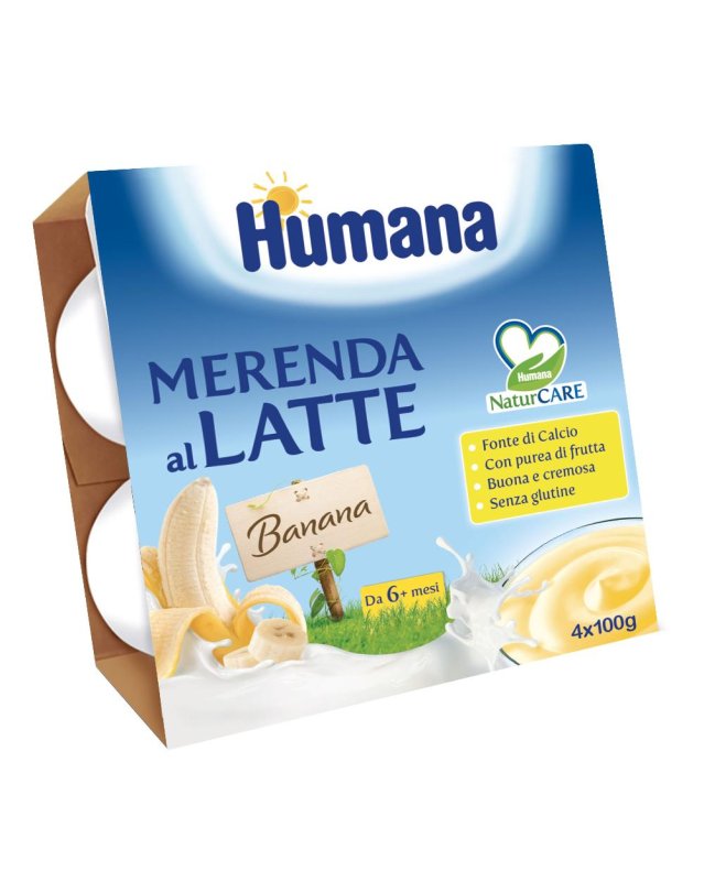 HUMANA Mer.Banana 4x100g