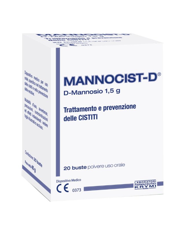 Mannocist D 20 bustine - Integratore per cistite