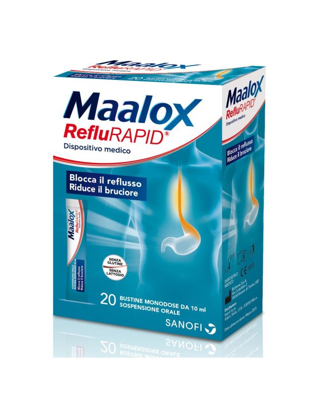 MAALOX REFLURAPID 20BUST