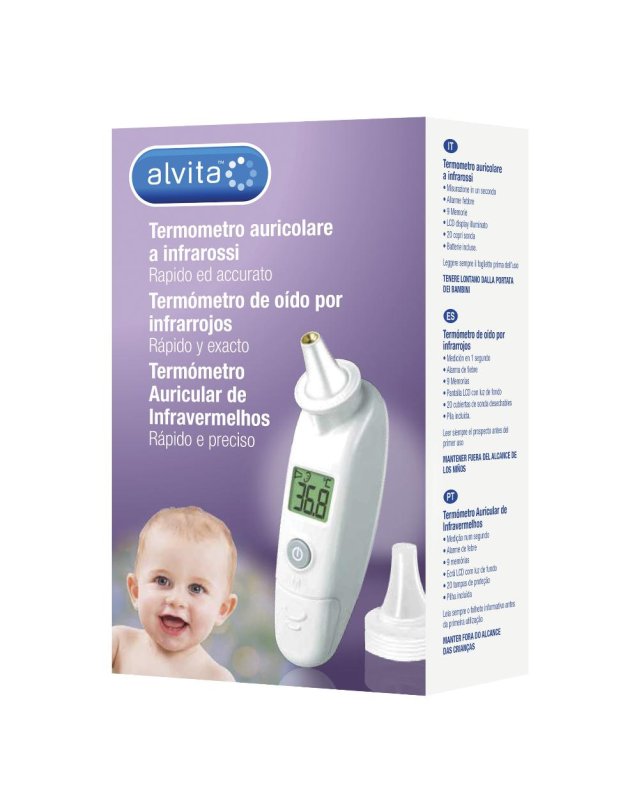 ALVITA TERMOMETRO AURIC IR