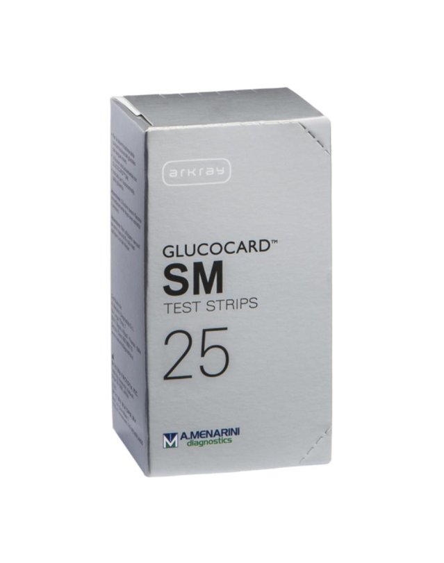 GLUCOCARD-SM TEST STRIPS 25PZ