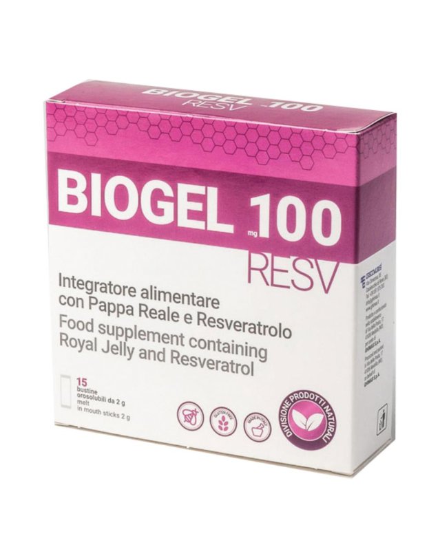 BIOGEL*RESV 100mg 15 Bust.