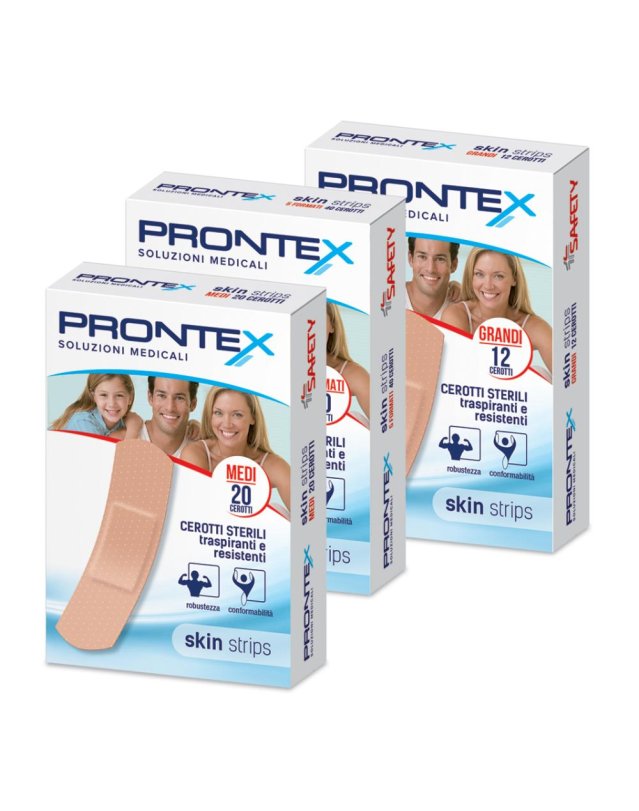 PRONTEX SKIN STRIPS GRAND 12PZ