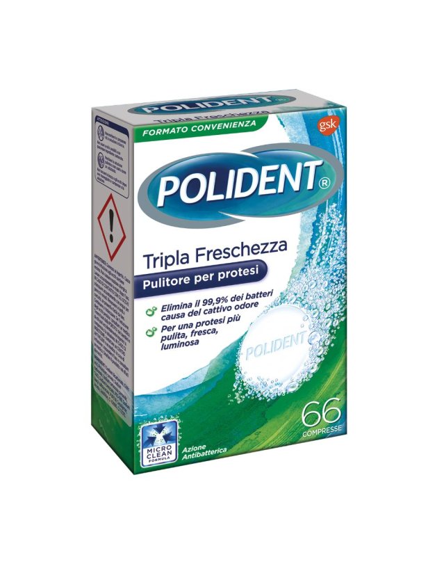 POLIDENT TRIPLA FRESCH 66CPR