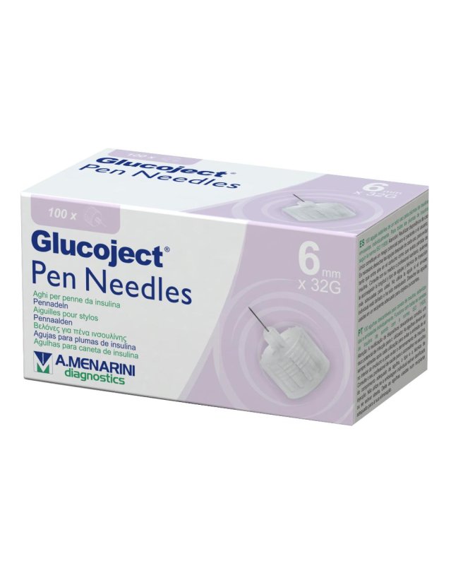 GLUCOJECT Pen Needles 32g 6mm