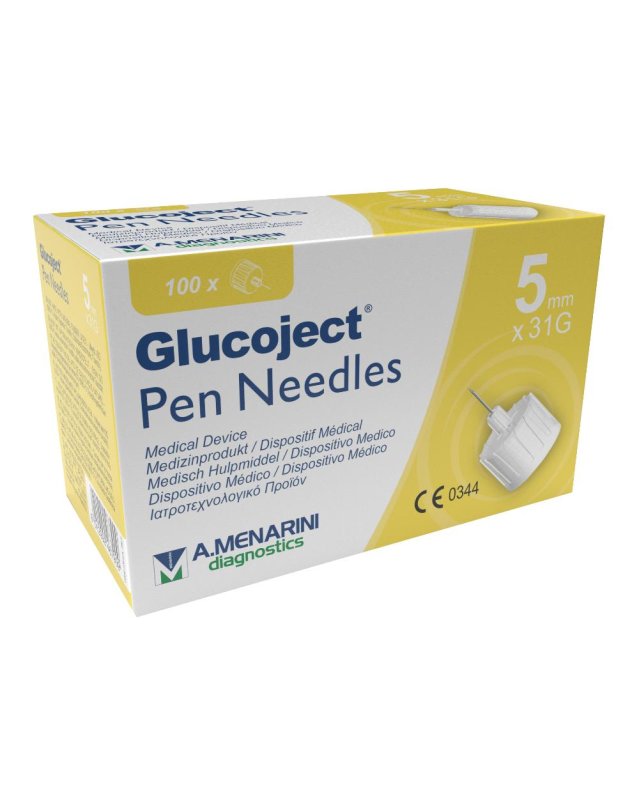GLUCOJET PEN NEEDLES 5MM G31