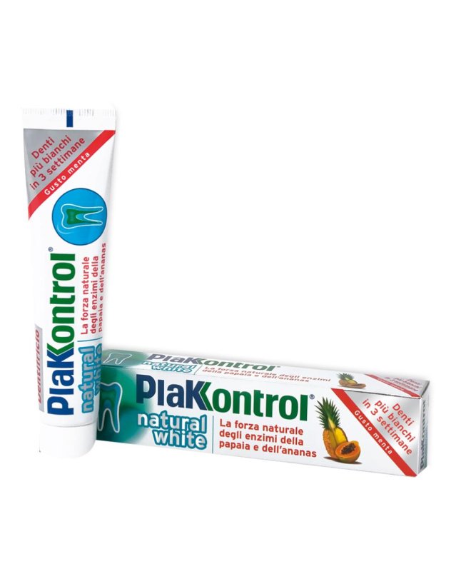 PLAKKONTROL NATURAL WHITE 100G