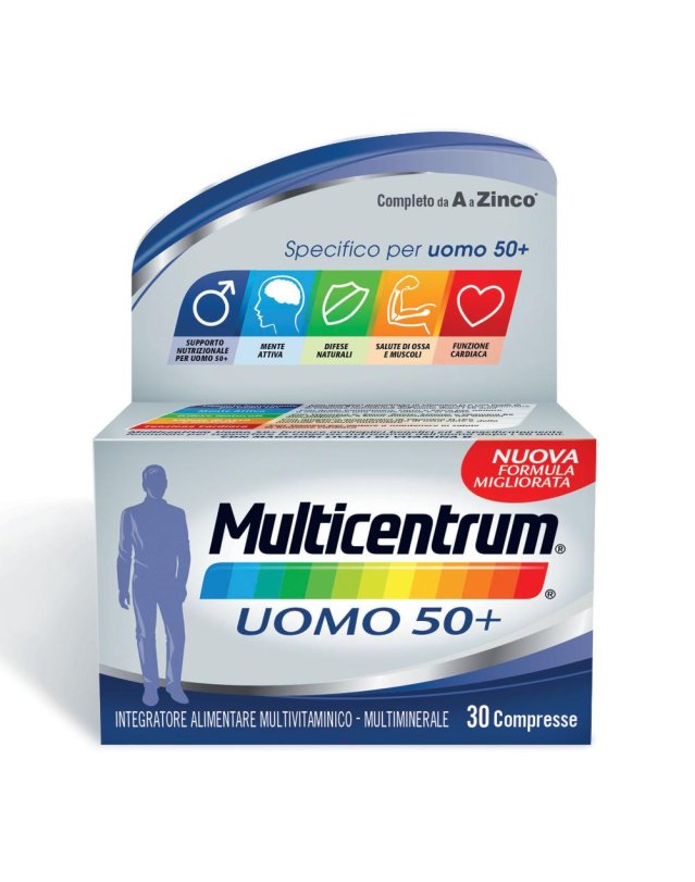 MULTICENTRUM UOMO 50+ 30CPR