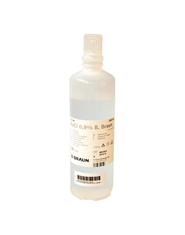 SODIO Cloruro 0,9% 500ml - soluzione fisiologica
