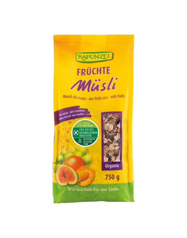 RAPUNZEL Muesli Frutta 750g