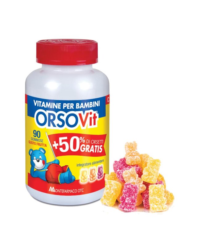 Orsovit caramelle gommose 90 pezzi