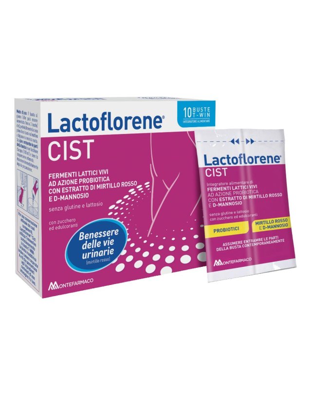 LACTOFLORENE CIST - Integratore Vie Urinarie 10 Bustine