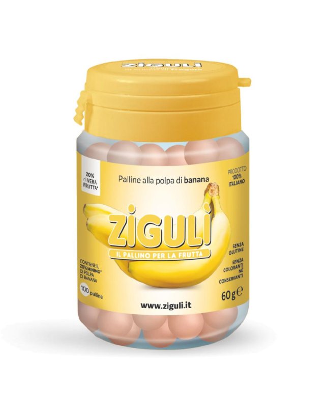 ZIGULI-BANANA 100PALLINE 60G