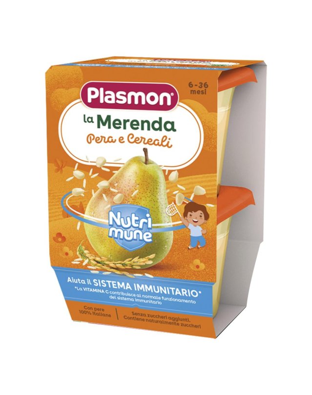 PLASMON Mer.Pera/Cer.2x120g