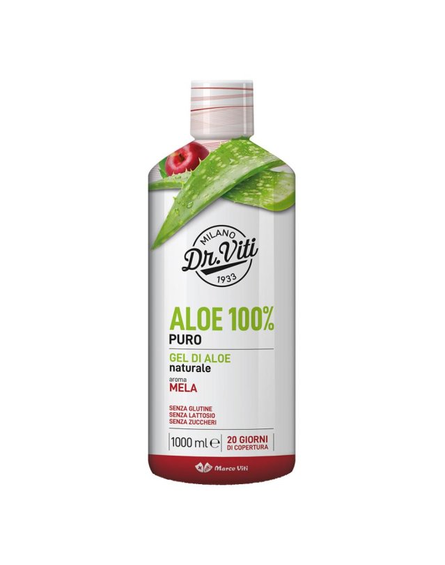 ALOE 100% Puro Mela 1L