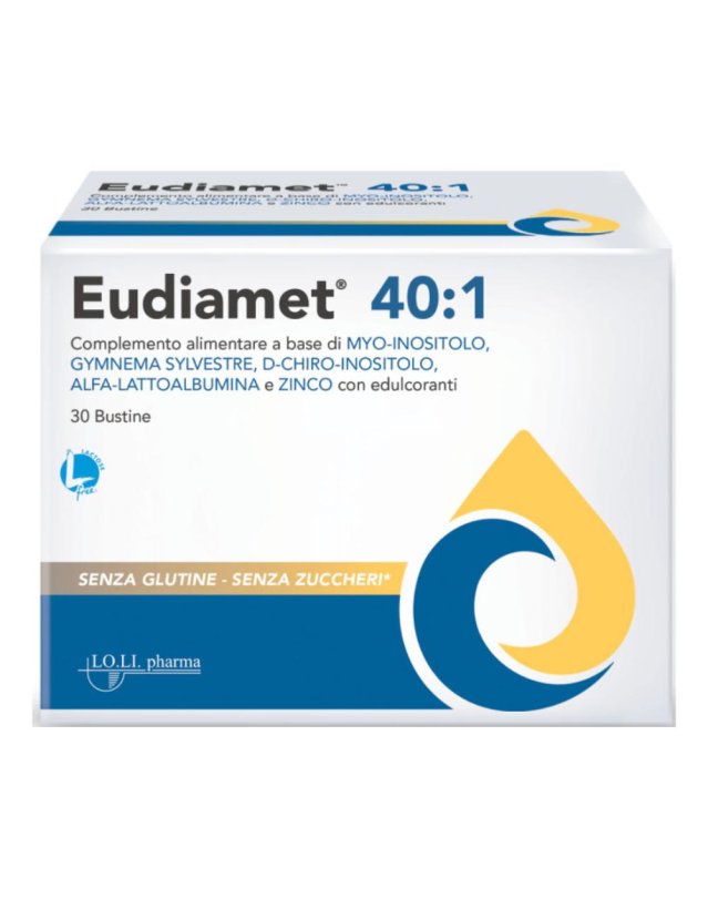 Eudiamet 40:1 integratore per il controllo della glicemia 30 bustine