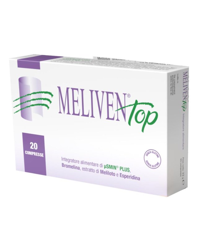 Meliven Top 20 Compresse - Integratore Circolazione e Gambe Pesanti