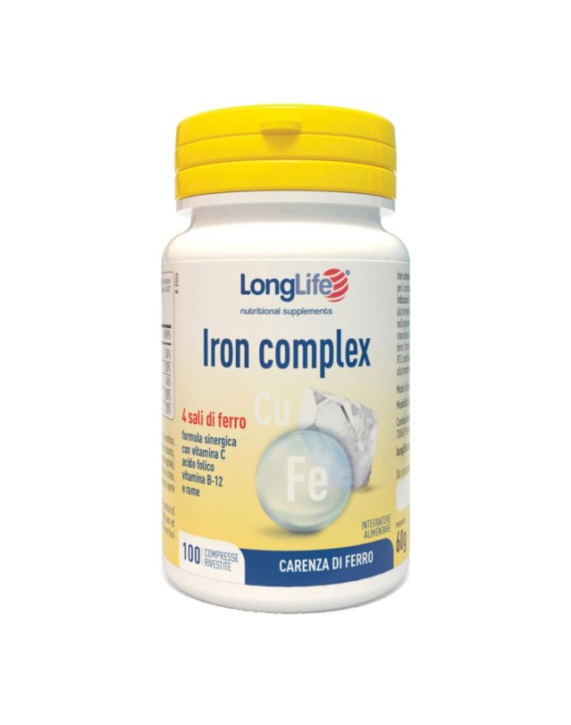 LONGLIFE IRON COMPLEX 100CPR