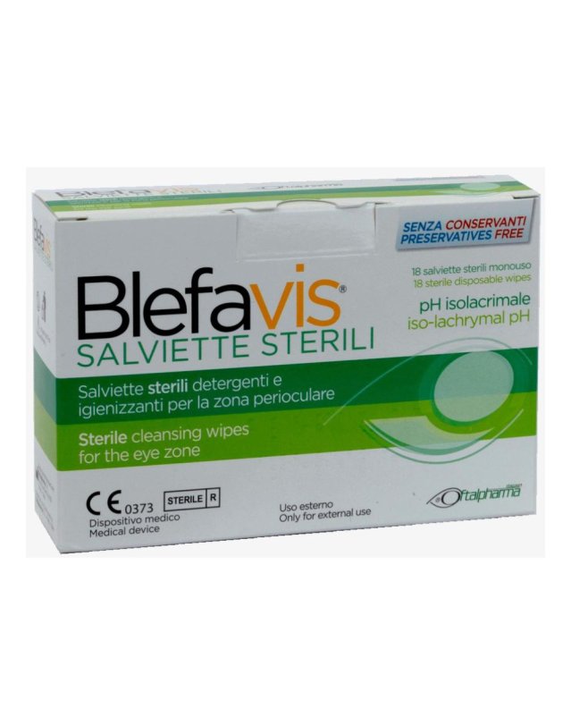 BLEFAVIS SALVIETTE STERILI 18PZ
