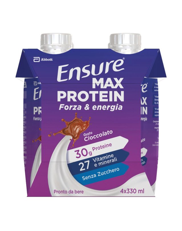 ENSURE MAX PROTEIN CHO 4X330ML