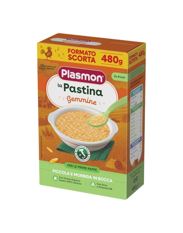 PLASMON PASTINA GEMMINE 480G