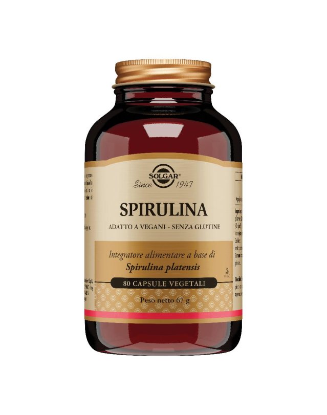 SPIRULINA 80CPS VEG SOLGAR