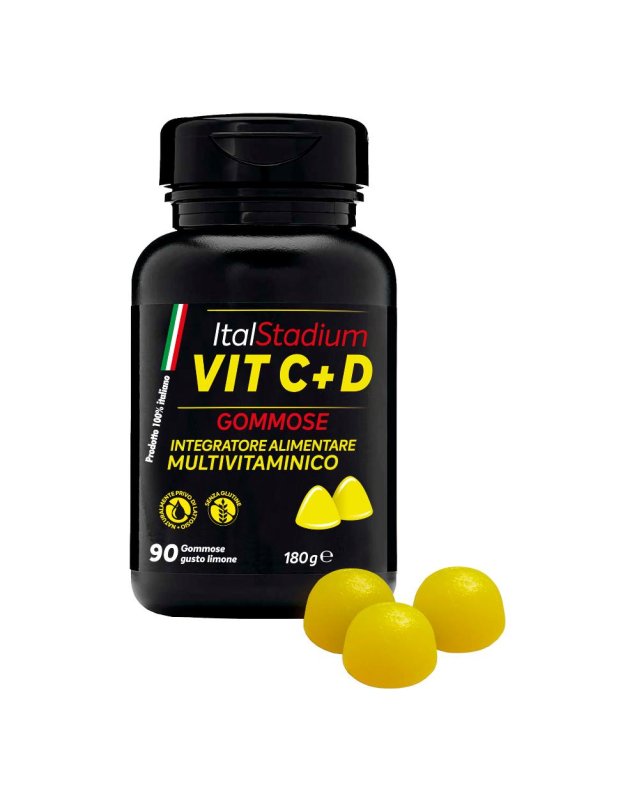 ITALSTADIUM Vit C+D 90 Gommose