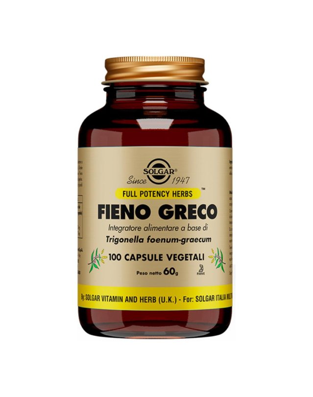 FIENO GRECO 100 Cps SOLGAR