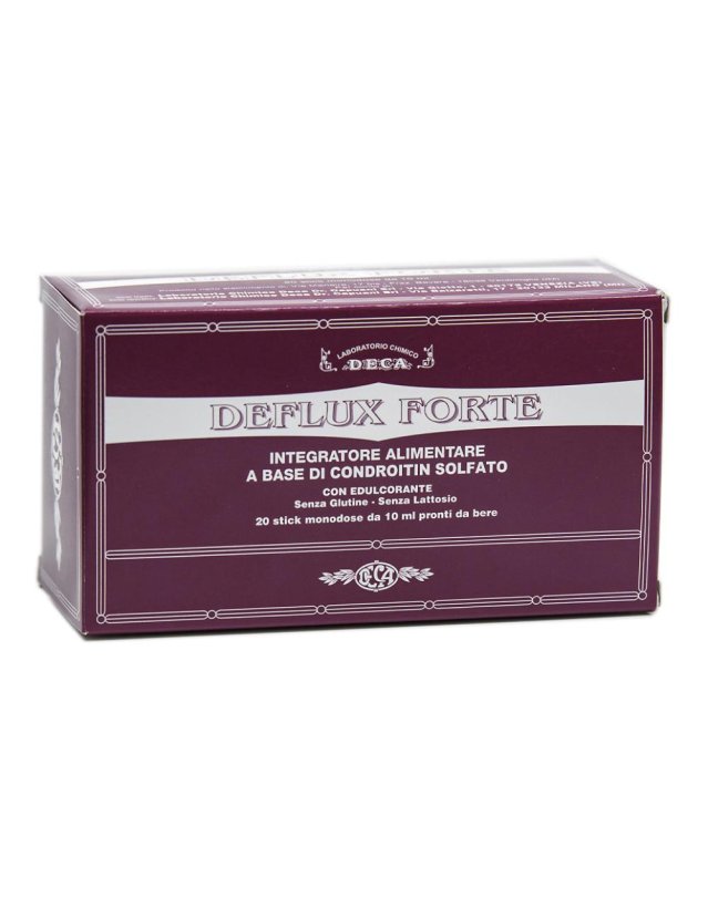 DEFLUX FORTE - Integratore con Condroitin Solfato e Melatonina -20 Stick Monodose