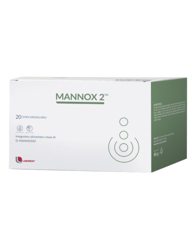 Mannox 2 20 stick orosolubili- Integratore per il Benessere delle Vie Urinarie