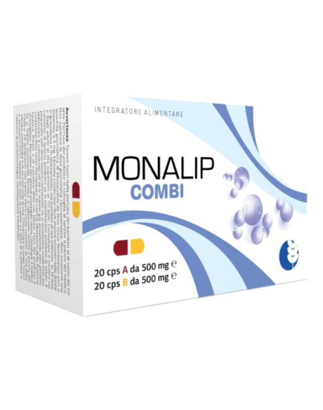Monalip Combi - Integratore Alimentare 20 Capsule A + 20 Capsule B