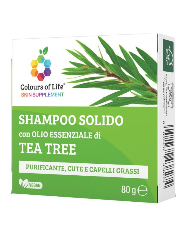TEA TREE Sh.Solido 80gr COLOUR