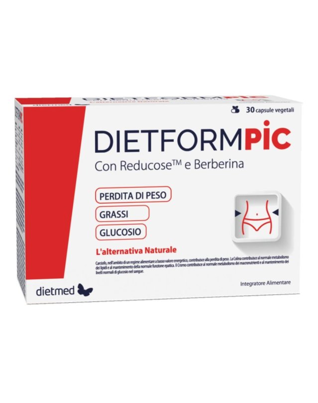 DIETFORMPIC 30 Capsule Vegetali -Per il Controllo del Peso e Metabolismo