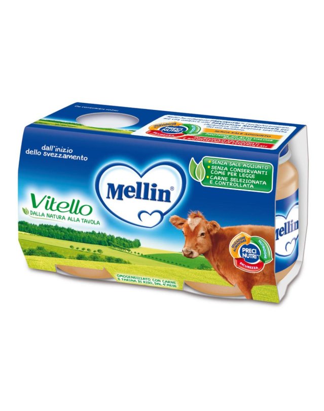 MELLIN-OMO.VITELLO 2X120G