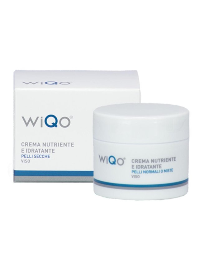 WIQO Crema Nutriente ed Idratante da 50 ml - Per Pelli Normali e Miste