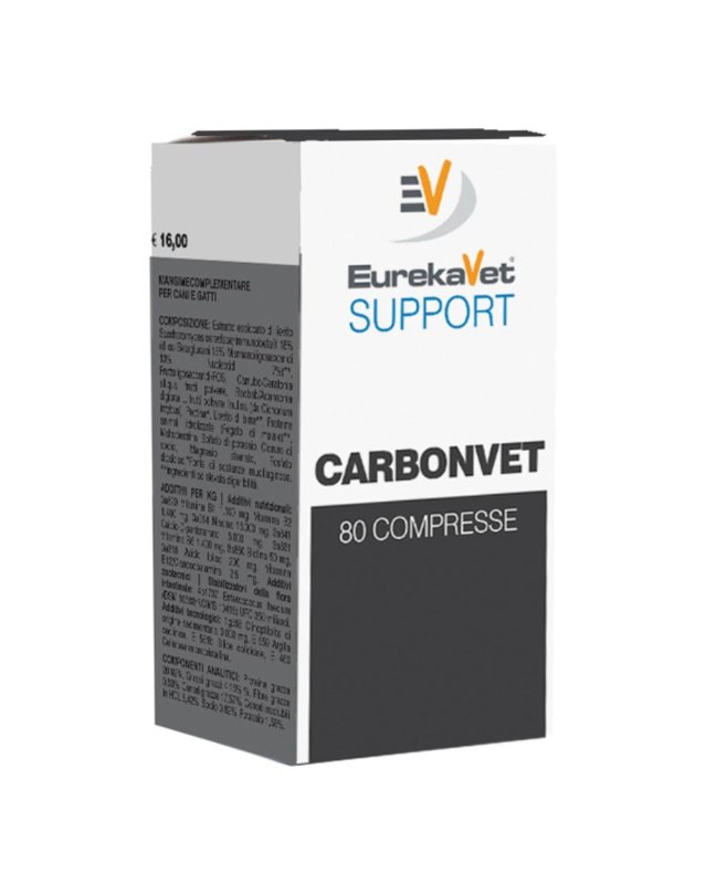 CARBONVET VETCARE 80Cpr 500mg