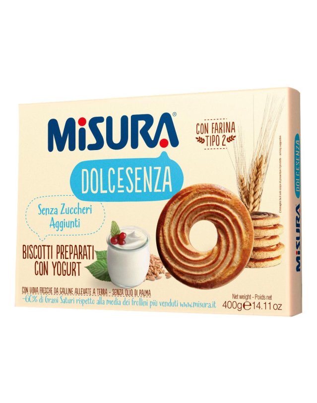 MISURA Bisc.Yogurt S/Z 400g